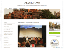 Tablet Screenshot of clacsnyublog.com